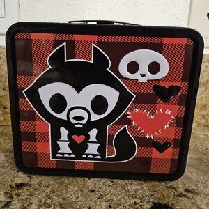Skelanimals Jae The Wolf Metal Lunch Box Loungefly Retired Rare Collector Box